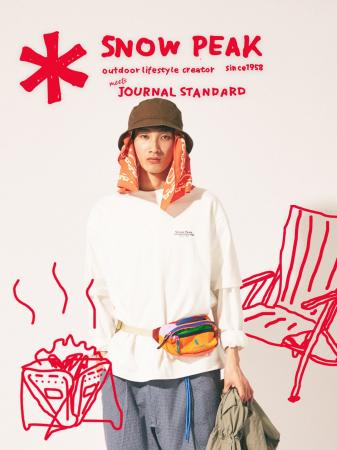 SNOW PEAK for JOURNAL STANDARD 26SS 別注Tシャツコ SNOW PEAK for JOURNAL STANDARD 26SS 別注Tシャツコ
