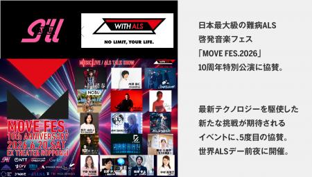 アイル、日本最大級の難病ALS啓発音楽フェス「MOVE FE アイル、日本最大級の難病ALS啓発音楽フェス「MOVE FE