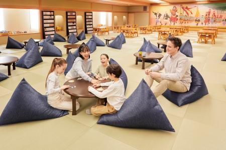 約650平方メートル の大空間に、楽しみ方の異なる5つ 約650平方メートル の大空間に、楽しみ方の異なる5つ