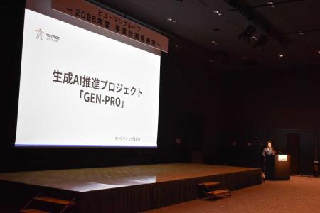 ヒューマングループ、 事業成長を牽引するAI活用を表 ヒューマングループ、 事業成長を牽引するAI活用を表
