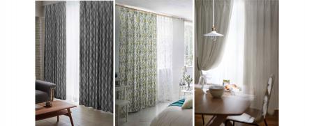 春の模様替えは、カーテンから。窓辺を彩るジャカード