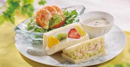 【果実屋珈琲】期間限定「海老アボカドの彩り野菜サラ 【果実屋珈琲】期間限定「海老アボカドの彩り野菜サラ