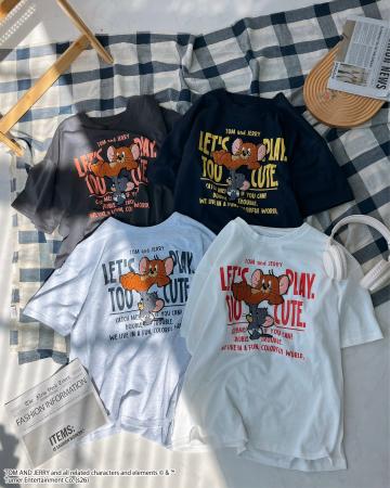AS KNOW AS plusから『トムとジェリー』のTシャツが登
