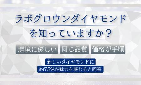 ラボグロウンダイヤモンドを知っていますか?「環境に ラボグロウンダイヤモンドを知っていますか?「環境に