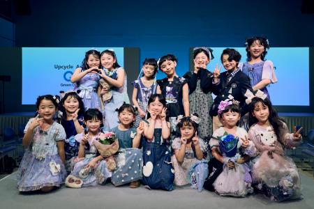 回収衣料から子どもたちのデザインを形にする「アップ 回収衣料から子どもたちのデザインを形にする「アップ