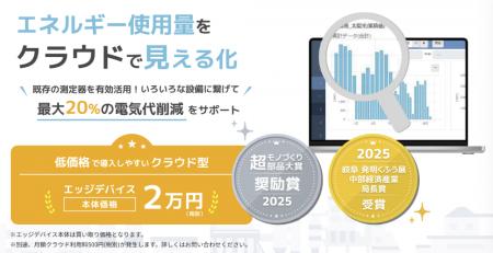 電力などのエネルギー見える化ツール「エネグラフ」を