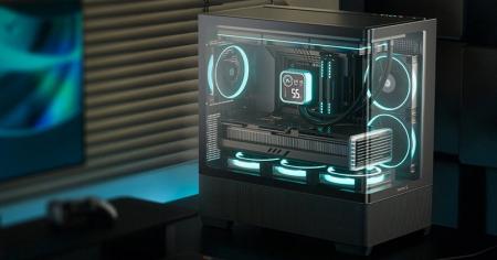 DeepCool社製、ピラーレスデザインのミニタワー型PCケ