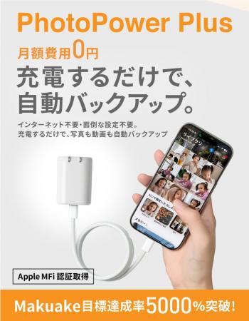 Makuake達成率5,908%の多機能充電器「PhotoPower Plus