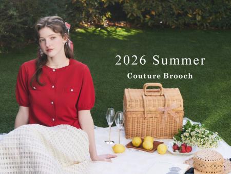 【Couture Brooch】「Le Jardin de pique-nique」をテ