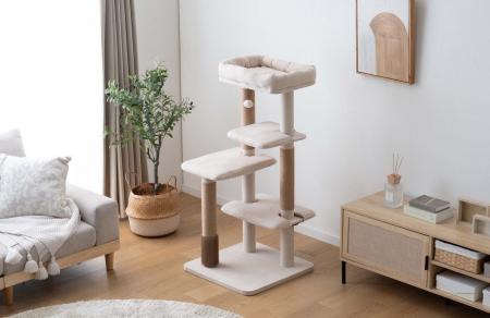 猫も人も快適に過ごせるキャットタワーが4機種登場！