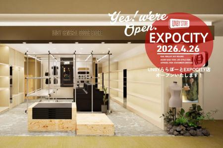【UNBY GENERAL GOODS STORE】4月26日(日)ららぽーとE