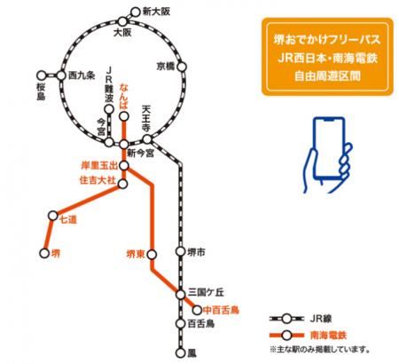 ご好評につき「堺おでかけフリーパス」を今年も発売し