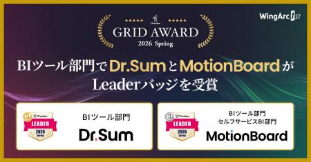 「ITreview Grid Award 2026 Spring」BIツール部門で