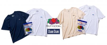 【FRUIT OF THE LOOM × BLUE BLUE】コラボレーション2