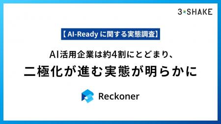 【 AI-Ready に関する実態調査】AI活用は約4割にとど