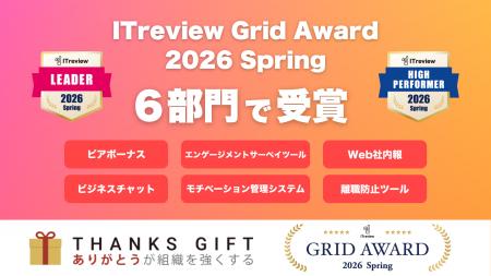 社内コミュニケーションツール「THANKS GIFT」が、「I