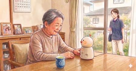 厚生労働省の対話型ロボットを活用した介護DXに関する