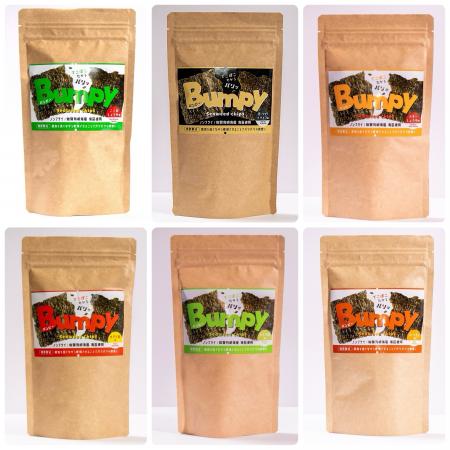 「もったいない」海苔から生まれた海苔チップス「Bump