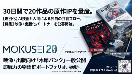30日間で20作品の原作IPを量産。AI共創作家・木犀（MO