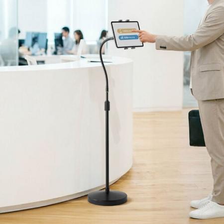 高さ190cm対応！床置きタブレットスタンド発売