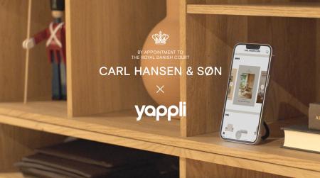 ヤプリ、デンマークの家具メーカー「カール・ハンセン