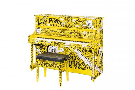 ストリートピアノ「LovePiano」が箱根湯の花プリンス