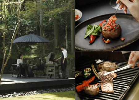 【アマン京都】青もみじの森に包まれて味わう、京中式