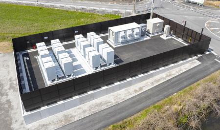 NTT アノードエナジーが開発、建設の「上頓野蓄電所」