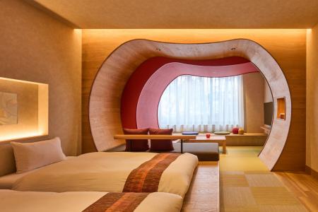 【青森屋】りんごの優美な曲線に包まれる心安らぐ新客