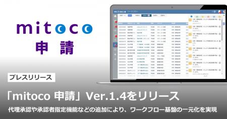 「mitoco 申請」Ver.1.4をリリース