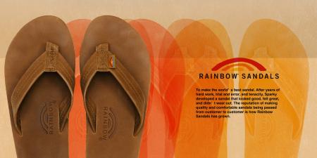 「Rainbow Sandals」×「FREAK’S STORE」、夏の高揚感