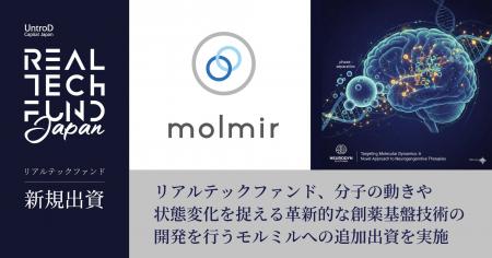 リアルテックファンド、分子の動きや状態変化を捉える