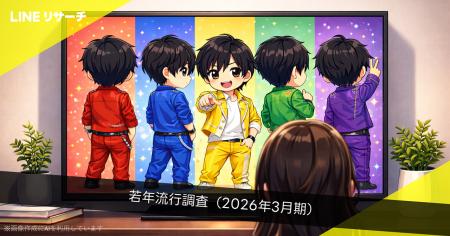 【LINEリサーチ】若年層の流行に関する定点調査（2026