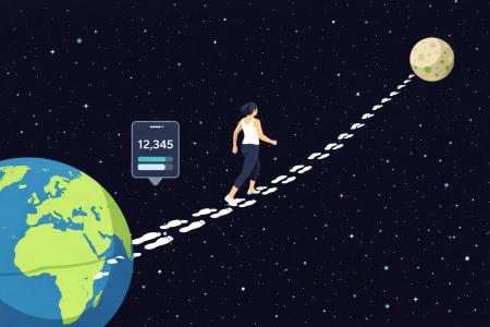 総歩数4億9600万歩で