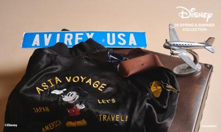 「AVIREX」と「DISNEY」コラボレーションアイテム発売