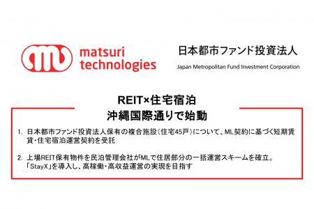 【上場REIT保有物件の運営を開始】日本都市ファンド投