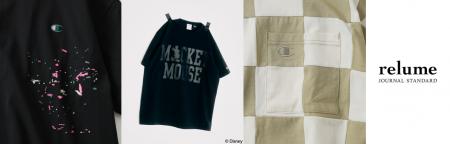 JOURNAL STANDARD relumeがCHAMPION別注を展開。刺繍