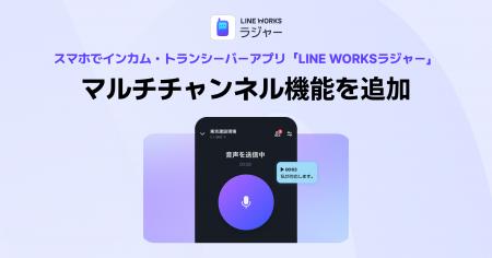 スマホでインカム・トランシーバーアプリ「LINE WORKS