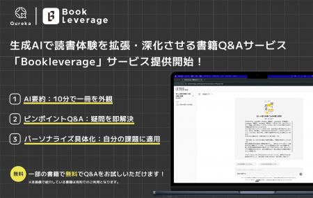 生成AIで読書体験を拡張・深化させる書籍Q&Aサービス