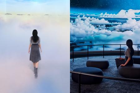 WOWによる宇宙と空の没入型映像インスタレーションを