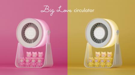 推しを飾って、推し色にかがやく。飾る・光る・送風、