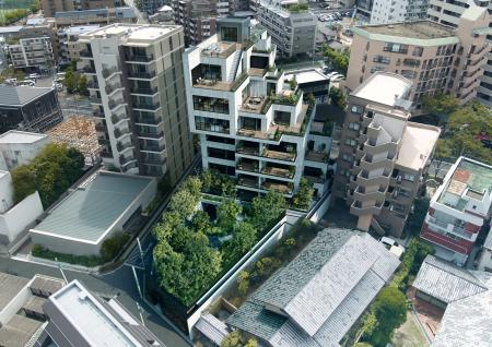 ハイエンドレジデンス『GROUNDI OHORI』が国際的な森