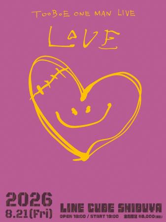 TOOBOE、ツアーファイナルで電撃発表──SHIBUYA LINE C