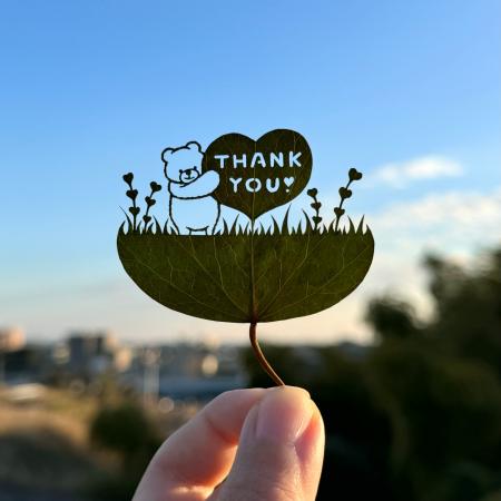 もっと家族が好きになる！！「リト＠葉っぱ切り絵展 i