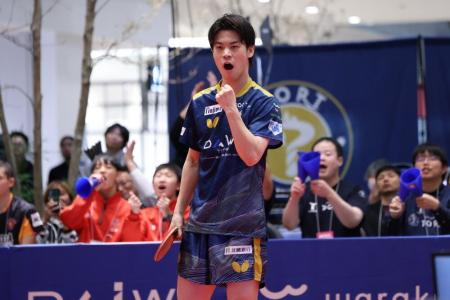 【卓球・金沢ポート】吉田雅己選手　契約更新のお知ら