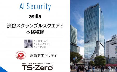 渋谷スクランブルスクエアへ「AI Security asilla」を