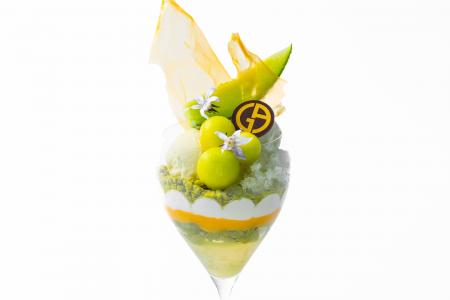 【アルマーニ / カフェ 表参道】メロンに抹茶の余韻が