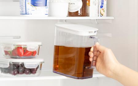 大人気の「棚置きできる冷水筒」に新サイズ登場！冷蔵