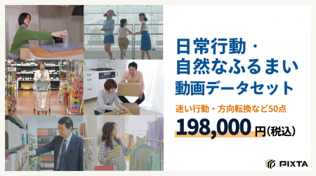 「行動予測・行動推定」のAI開発に貢献　日常行動の変