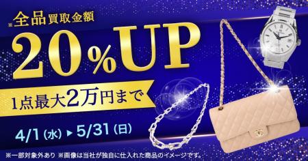 エコスタイル、全商品対象「買取金額20％アップ」キャ